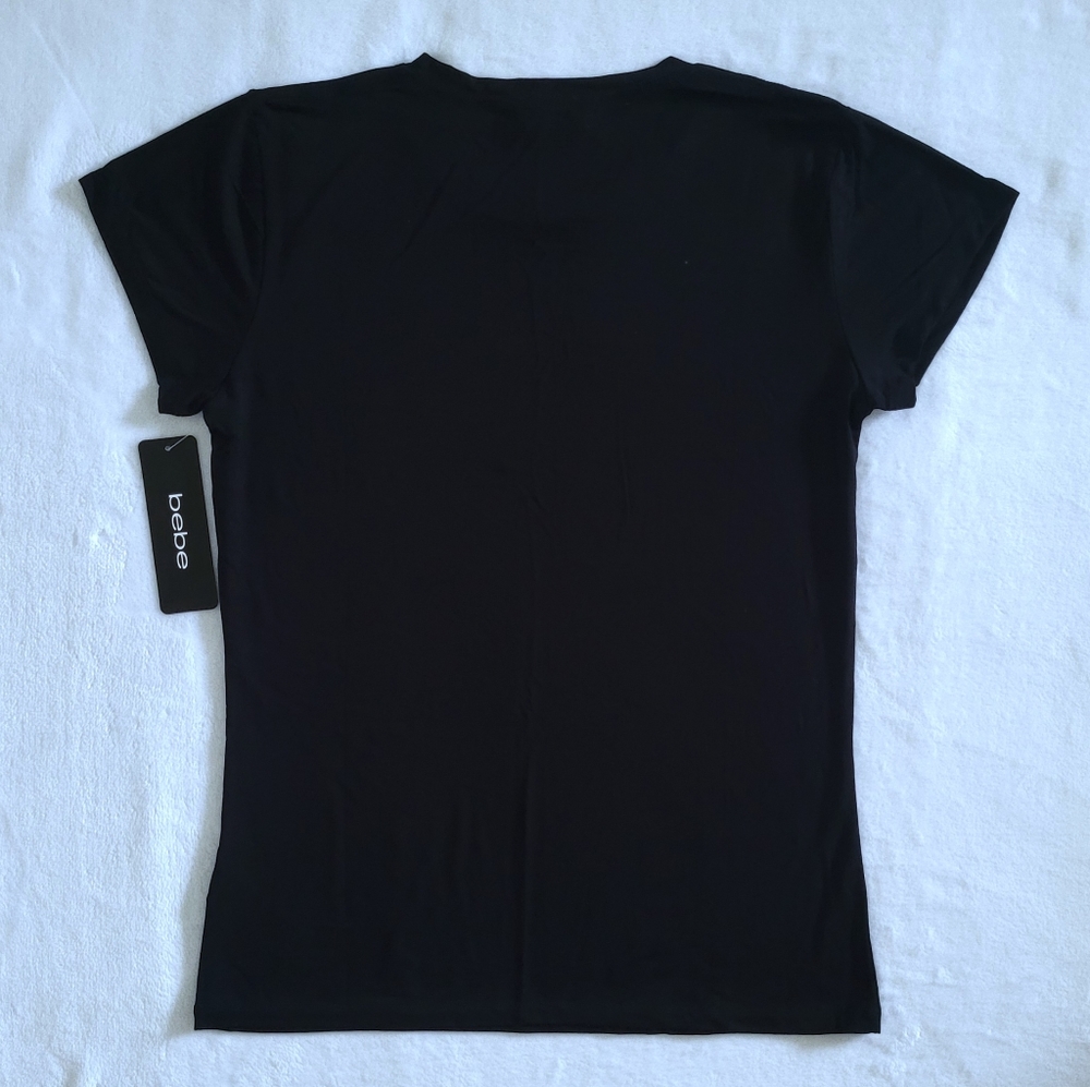 bebe Mouth👄 Grasping "bebe" Banner Top - NWT - Picture 2 of 16
